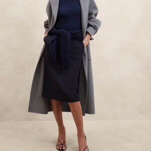 Banana Republic Wool Navy Blue Pencil Skirt Size 0